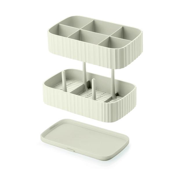 グッチーニ 再生プラスチック製 高品質カトラリードレイナー 2P DRAIN＆SAFE  ミルクホワイト 178200156-CN 【852】 | グッチーニ | 01