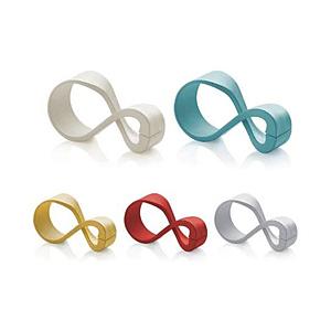 グッチーニ 再生プラスチック製 高品質食品袋止めクリップ 20P INFINITE  アソート 19610052-CN 【852】 | グッチーニ