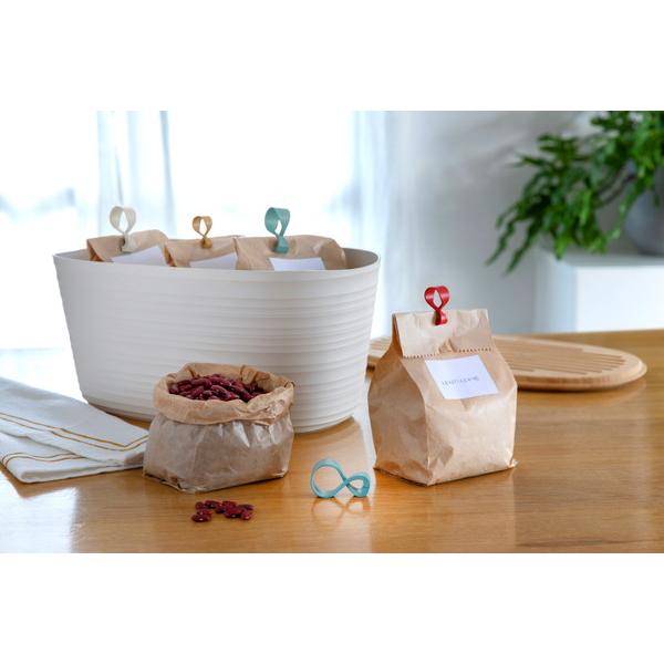 グッチーニ 再生プラスチック製 高品質食品袋止めクリップ 20P INFINITE  アソート 19610052-CN 【852】 | グッチーニ | 03