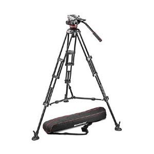 Manfrotto ビデオキット ツイン3段アルミ MSタイプ MVH502A.546BK1 | Manfrotto