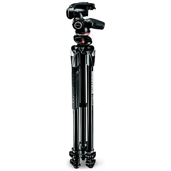 Manfrotto 290DUALアルミニウム三脚+3ウェイ雲台キット MK290DUA3-3W | Manfrotto | 01