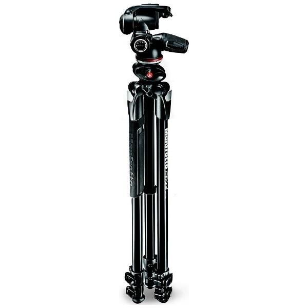 Manfrotto 290DUALアルミニウム三脚+3ウェイ雲台キット MK290DUA3-3W | Manfrotto | 02