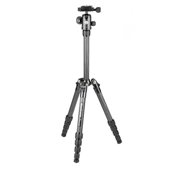 Manfrotto Elementトラベル三脚　スモール　カーボン  ブラック MKELES5CF-BH ［5段 /自由雲台］ | Manfrotto | 01