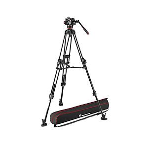 Manfrotto 504Xビデオ雲台+645FASTアルミ三脚   MVK504XTWINFA | Manfrotto