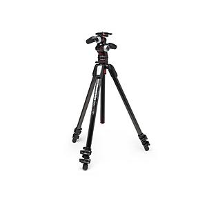 Manfrotto Manfrotto　マンフロット　055プロカーボン3段三脚+XPRO3ウエイ+MOVEキット Manfrotto ブラック MK055CXPRO33WQR ［3段 /3WAY雲台］ | Manfrotto