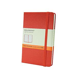 MOLESKINE カラーノート ハードカバー Pocket  レッド MM710R ［横罫線］ | 