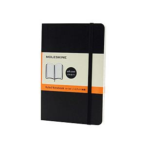 MOLESKINE ノートブック ソフトカバー Pocket クラシック ブラック QP611 ［横罫線］ | 