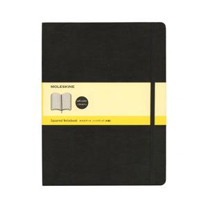 MOLESKINE クラシック ノートブック ソフトカバー スクエアード(方眼) ブラック XL QP622 | ブランド登録なし