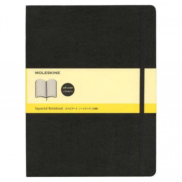 MOLESKINE クラシック ノートブック ソフトカバー スクエアード(方眼) ブラック XL QP622 | ブランド登録なし | 01