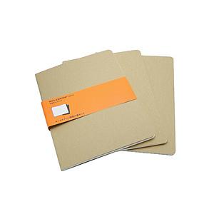 MOLESKINE ノートブック 3冊セット XL カイエ ジャーナル クラフトブラウン QP421 ［横罫線］ | 