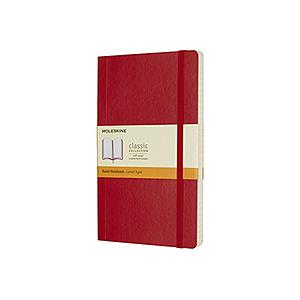 MOLESKINE ノートブック ソフトカバー Large クラシック スカーレットレッド QP616F2 ［横罫線］ | 