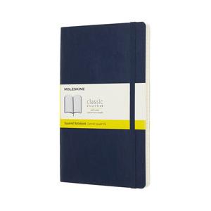 MOLESKINE カラーノート ノートブック ソフトカバー スクエアード(方眼) Sブルー Large QP617B20 | ブランド登録なし