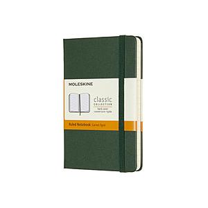 MOLESKINE ノートブック ハードカバー Pocket クラシック マートルグリーン MM710K15 ［横罫線］ | 