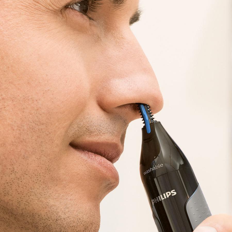 PHILIPS(フィリップス) NT3650/16 ノーズエチケットカッター  ブラック×メタリックシルバー | Philips | 07