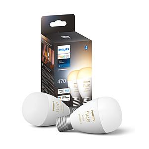 PHILIPS(フィリップス) ホワイトグラデーション LED電球 Philips Hue  PH17WA2 ［E17 /一般電球形 /40W相当 /2個 /広配光タイプ］ | Philips