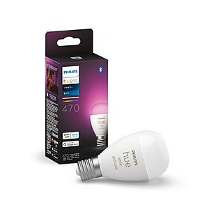PHILIPS(フィリップス) フルカラー LED電球 Philips Hue  PH17WC1 ［E17 /一般電球形 /40W相当 /1個 /広配光タイプ］ 【864】 | Philips