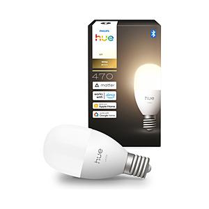PHILIPS(フィリップス) ホワイト LED電球 Philips Hue  PH17WH1-SU ［E17 /一般電球形 /40W相当 /1個 /広配光タイプ］ | Philips