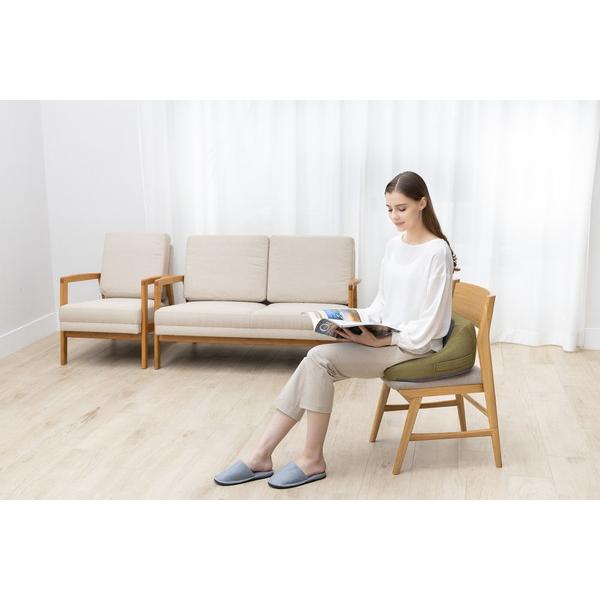 セールスオンデマンド Compact Seat Massager（コンパクトシートマッサージャー） restool（レスツール） オリーブグリーン HT-4703J |  | 02