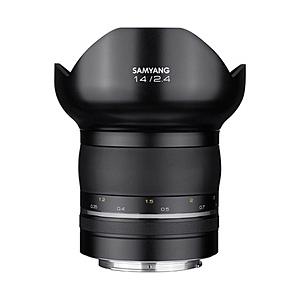 SAMYANG(サムヤン) XP14mm F2.4 フルサイズ対応 [キヤノンEFマウント] 広角レンズ(MFレンズ) [代引不可] | 