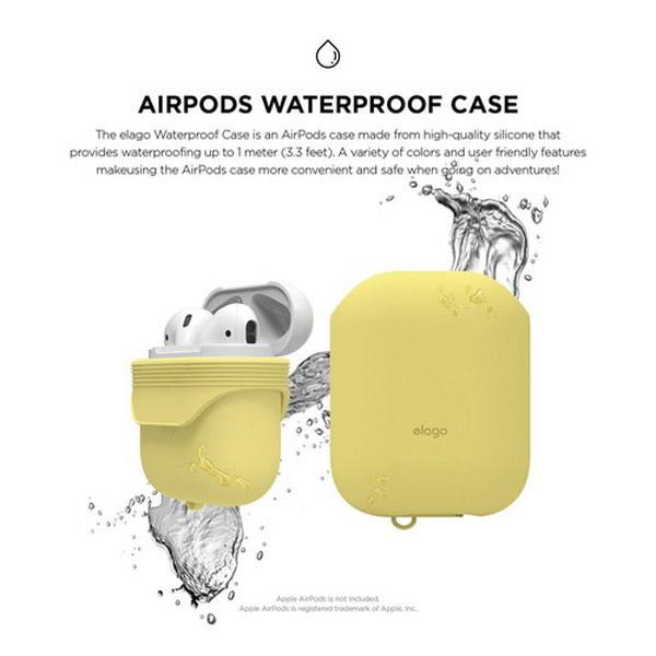 ELAGO AirPods(エアーポッズ)WaterProof Case(ケース) for AirPods EL_APDCSSCWC_CY Creamy Yellow 【864】 |  | 02