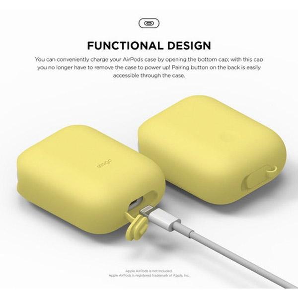 ELAGO AirPods(エアーポッズ)WaterProof Case(ケース) for AirPods EL_APDCSSCWC_CY Creamy Yellow 【864】 |  | 03