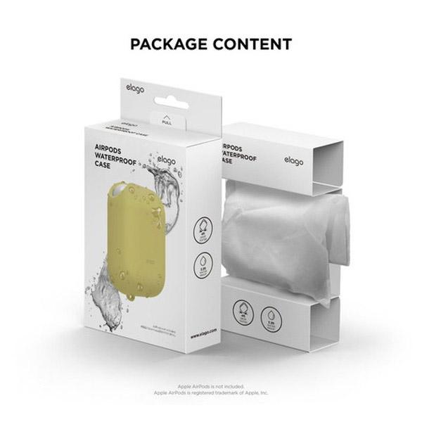 ELAGO AirPods(エアーポッズ)WaterProof Case(ケース) for AirPods EL_APDCSSCWC_CY Creamy Yellow 【864】 |  | 08