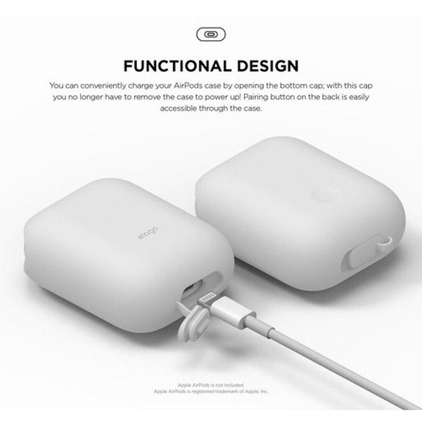 ELAGO AirPods(エアーポッズ)WaterProof Case(ケース) for AirPods EL_APDCSSCWC_WH White |  | 03
