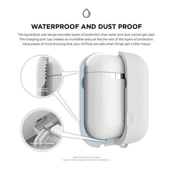 ELAGO AirPods(エアーポッズ)WaterProof Case(ケース) for AirPods EL_APDCSSCWC_WH White |  | 04