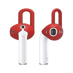 ELAGO AirPods(エアーポッズ)用シリコンカバー EarPads for AirPods EL_APDCSSCED_RD レッド | 