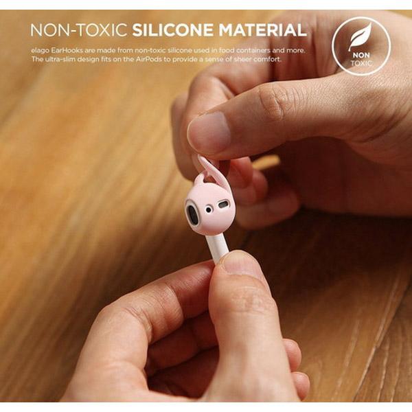 ELAGO AirPods(エアーポッズ)用シリコンカバー EarPads for AirPods EL_APDCSSCED_PK ラブリーピンク |  | 07