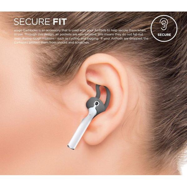 ELAGO AirPods(エアーポッズ)用シリコンカバー EarPads for AirPods EL_APDCSSCED_GY ダークグレイ 【864】 |  | 02