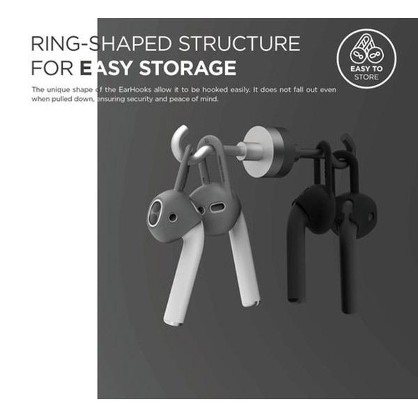 ELAGO AirPods(エアーポッズ)用シリコンカバー EarPads for AirPods EL_APDCSSCED_GY ダークグレイ 【864】 |  | 04