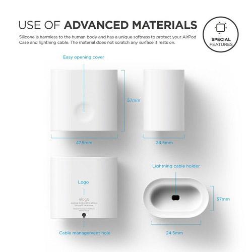 ELAGO CHARGINGSTATION(スタンド)forAirPods(エアーポッズ)EL_APDSTSCCS_WH White [振込不可] |  | 03