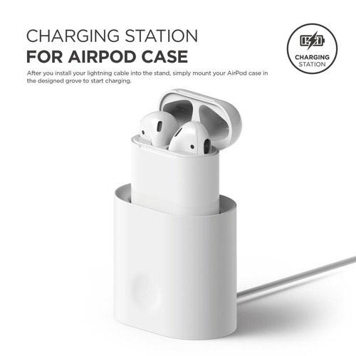 ELAGO CHARGINGSTATION(スタンド)forAirPods(エアーポッズ)EL_APDSTSCCS_WH White [振込不可] |  | 04