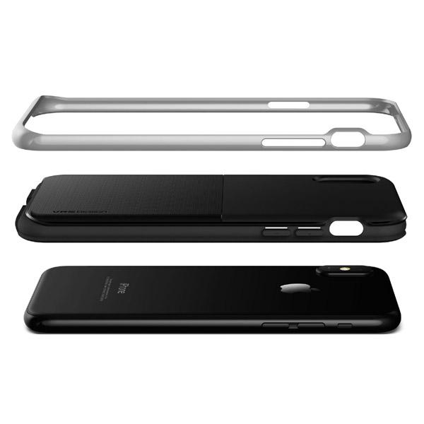 サンクチュアリ iPhone X用 VRS DESIGN High Pro Shield(ハイプロシールド) MIL VR_I8NCSDLHS_SV シルバー |  | 05