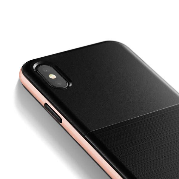 サンクチュアリ iPhone X用 VRS DESIGN High Pro Shield(ハイプロシールド) MIL VR_I8NCSDLHS_RG ローズゴールド |  | 04