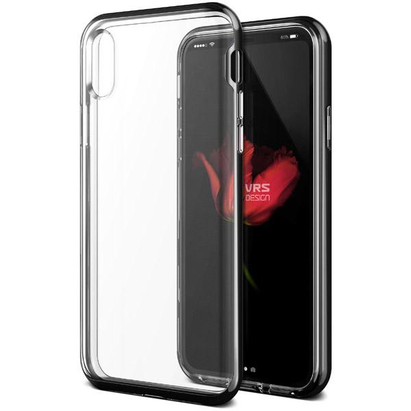 サンクチュアリ iPhone X用 VRS DESIGN Crystal Bumper(クリスタルバンパー) MIL VR_I8NCSDLCR_MB メタルブラック |  | 01