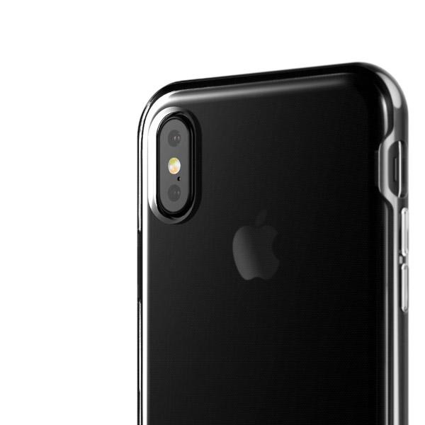 サンクチュアリ iPhone X用 VRS DESIGN Crystal Bumper(クリスタルバンパー) MIL VR_I8NCSDLCR_MB メタルブラック |  | 03