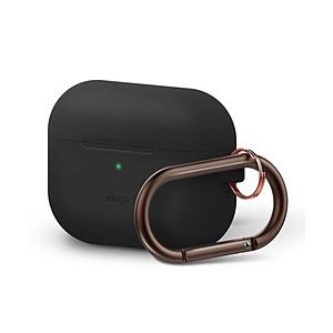 ELAGO AirPods Pro(第1世代) カラビナ付ケース ORIGINAL HANG (Black)  Black EL_APPCSSCOH_BK | 
