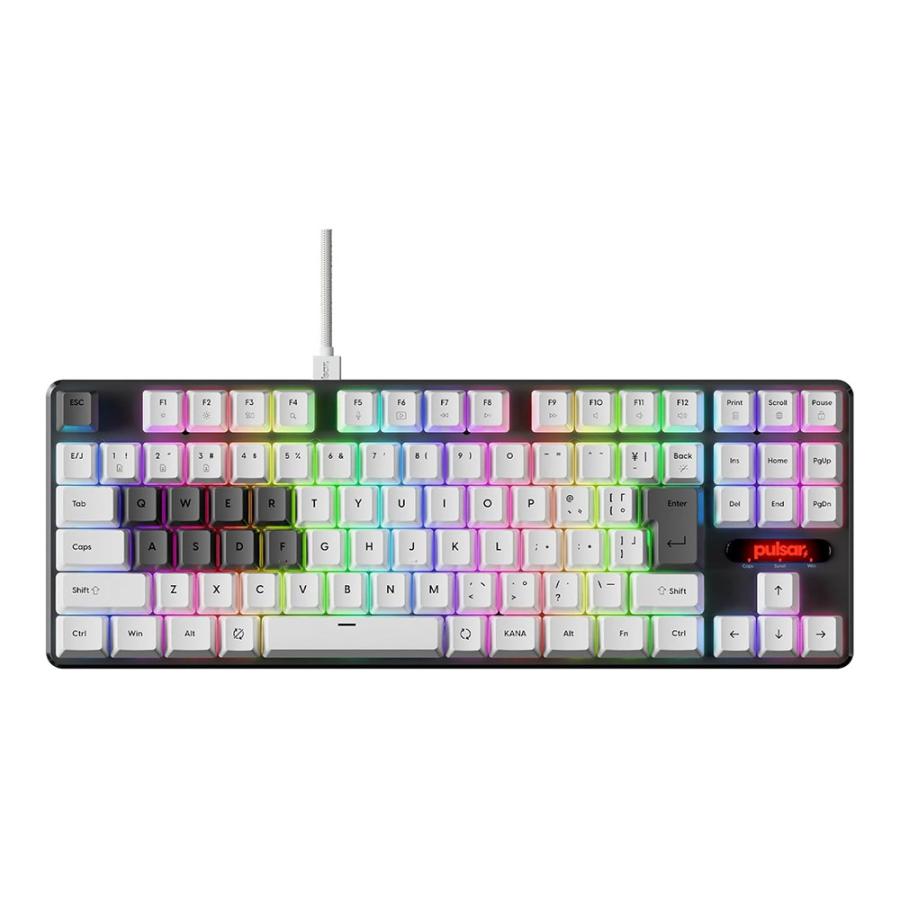 PULSAR ゲーミングキーボード(ラピッドトリガー対応) PCMK 2HE TKL ホワイト PCMK2HE811W ［有線 /日本語配列 /磁気スイッチ］ |  | 01