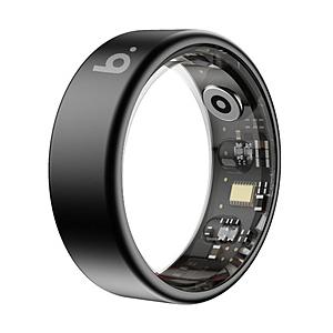インテック B095TNBK2 b.ring（ブリング） G2 第二世代 チタニウム AIスマートリング 睡眠・健康管理 9号（内周60mm）  ブラック | 