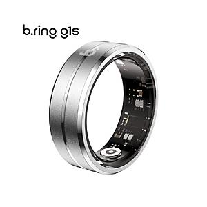 ブリング BS116SSVRNG2 b.ring（ブリング） G1S ステンレス AIスマートリング 睡眠・健康管理　11号（内周65mm）  シルバー | 