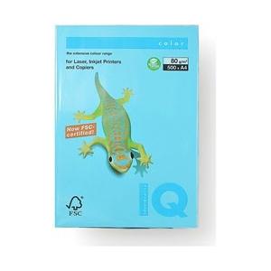 伊東屋 バイオトップカラー アクアブルー （A4／80g・500枚）　BT518 【864】 | 