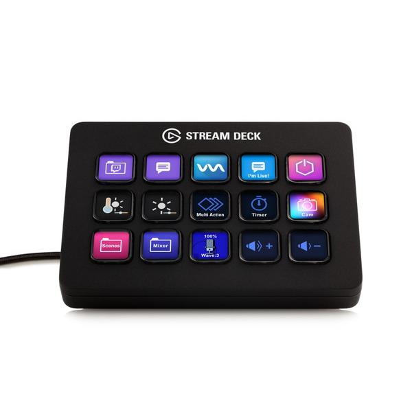 ELGATO 〔コントロールパッド〕USB-A接続 クラシックLCD 15キー Stream Deck MK.2 ブラック 10GBA9900-JP |  | 01