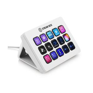 ELGATO 〔コントロールパッド〕USB-A接続 クラシックLCD 15キー Stream Deck MK.2 ホワイト 10GBA9911-JP | 