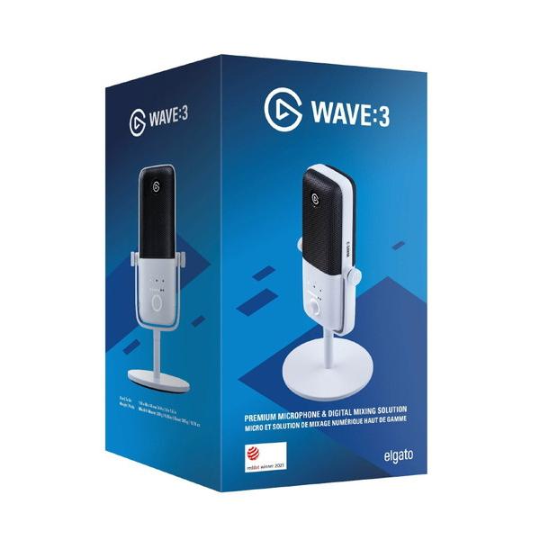 ELGATO 10MAB9911-JP ゲーミングマイク Wave:3 White Edition ホワイト [USB] |  | 02