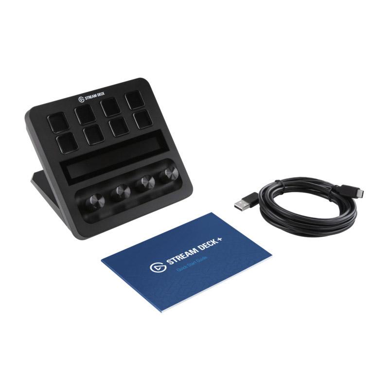 Elgato Stream Deck+ USB接続 ブラック USB Hub | Multiport Adapter
