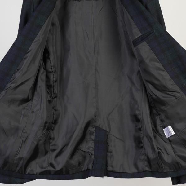 テーラードジャケットBGJ630−Lサイズスリム・シングル２釦ジャケット難あり箇所はシワのみ袖口切羽仕立て、ブラックウオッチ柄 2500｜y-souko｜04