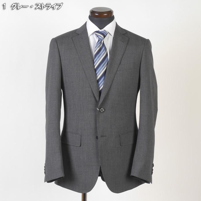 スーツ2パンツ ノータック スリム ビジネススーツ メンズウォッシャブルスーツ A6 全2柄 13000 GS50097｜y-souko｜02