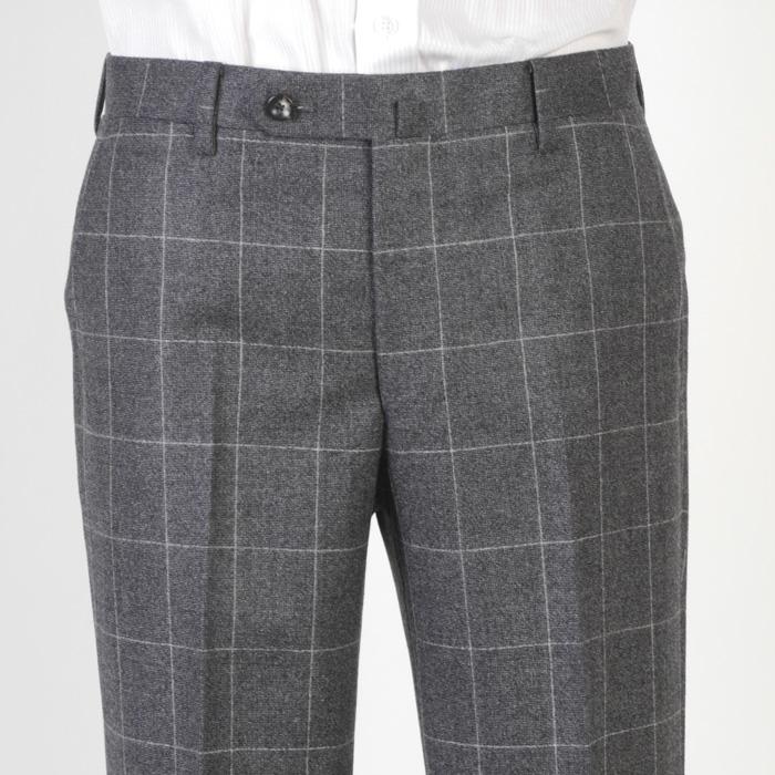 カノニコ　ダブルスーツ スーツカノニコ CANONICO ダブル6釦 ノータック スリム ビジネススーツ